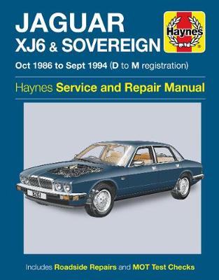 Jaguar XJ6 & Sovereign (Oct 86 - Sept 94) Haynes Repair Manual