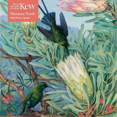 Adult Sustainable Jigsaw Puzzle Kew Gardens' Marianne North: Honeyflowers and Honeysuckers