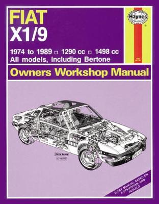 Fiat X1/9 (74 - 89) Haynes Repair Manual