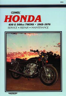 Honda CB/CL450 & CB500T Motorcycle (1965-1976) Service Repair Manual
