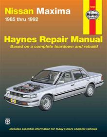 Nissan Maxima (1985-1992) Haynes Repair Manual (USA)