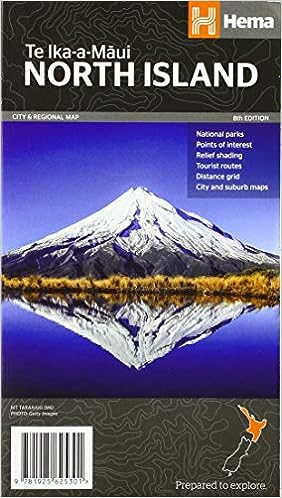 North Island New Zealand Map